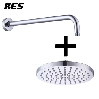KES Bathroom 8-Inch Rainfall Shower Head with 15-Inch ROUND Shower Arm, Polished Chrome/Brushed Nickel, PSA2+J201
KES Bathroom 8-Inch Rainfall Shower Head with 15-Inch ROUND Shower Arm, Polished Chrome/Brushed Nickel, PSA2+J201
