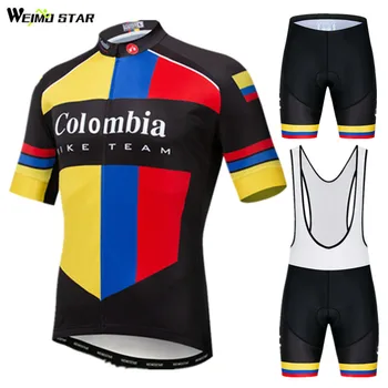 Weimostar Colombia Bike Team Cycling Jersey Set Men Racing Sport Bike Clothing Quick Dry Bicycle Wear Road MTB Cycling Clothing
Weimostar Colombia Bike Team Cycling Jersey Set Men Racing Sport Bike Clothing Quick Dry Bicycle Wear Road MTB Cycling Clothing