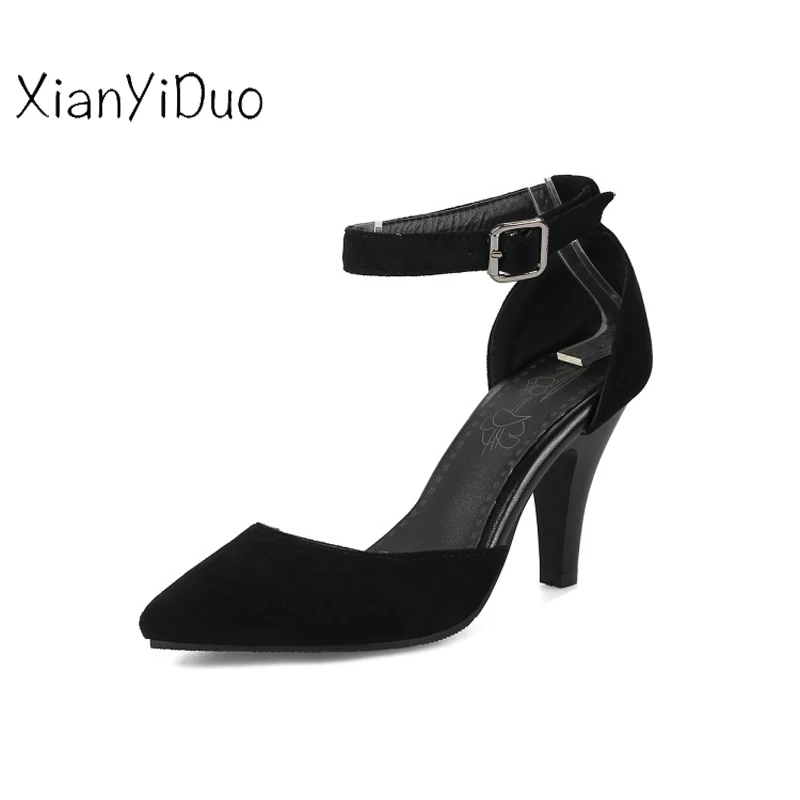 Xianyiduo Fashion 2019 Summer Women's Closed toe high thin Heels Cover Heel shoes pointed sandals plus Size33-48 wine Red/q66-2
Xianyiduo Fashion 2019 Summer Women's Closed toe high thin Heels Cover Heel shoes pointed sandals plus Size33-48 wine Red/q66-2