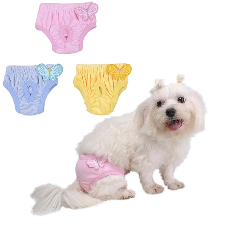 Fashion Butterfly Pattern Coral Fleece Pet Dog Panties Strap Sanitary Dog Underwear Diapers Physiological Pants for Puppy 3 Size
Fashion Butterfly Pattern Coral Fleece Pet Dog Panties Strap Sanitary Dog Underwear Diapers Physiological Pants for Puppy 3 Size