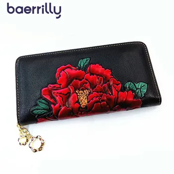 National Women Wallet Long Coin Purse Zipper Peony Flower Money Pocket Genuine Leather Wallet Female Card Holder Phone Pocket
National Women Wallet Long Coin Purse Zipper Peony Flower Money Pocket Genuine Leather Wallet Female Card Holder Phone Pocket