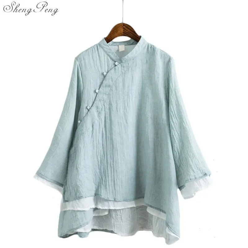 Cheongsam top chinese style clothing traditional chinese clothing for women qipao top linen shirt women linen clothes Q163
Cheongsam top chinese style clothing traditional chinese clothing for women qipao top linen shirt women linen clothes Q163