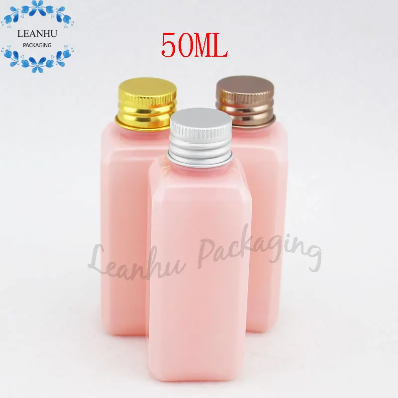 50ml Pink Skin Cream PET Packing Bottle With Aluminum Screw Cap,50CC Refillable Homemade Empty Personal Care Cosmetic Containers
50ml Pink Skin Cream PET Packing Bottle With Aluminum Screw Cap,50CC Refillable Homemade Empty Personal Care Cosmetic Containers