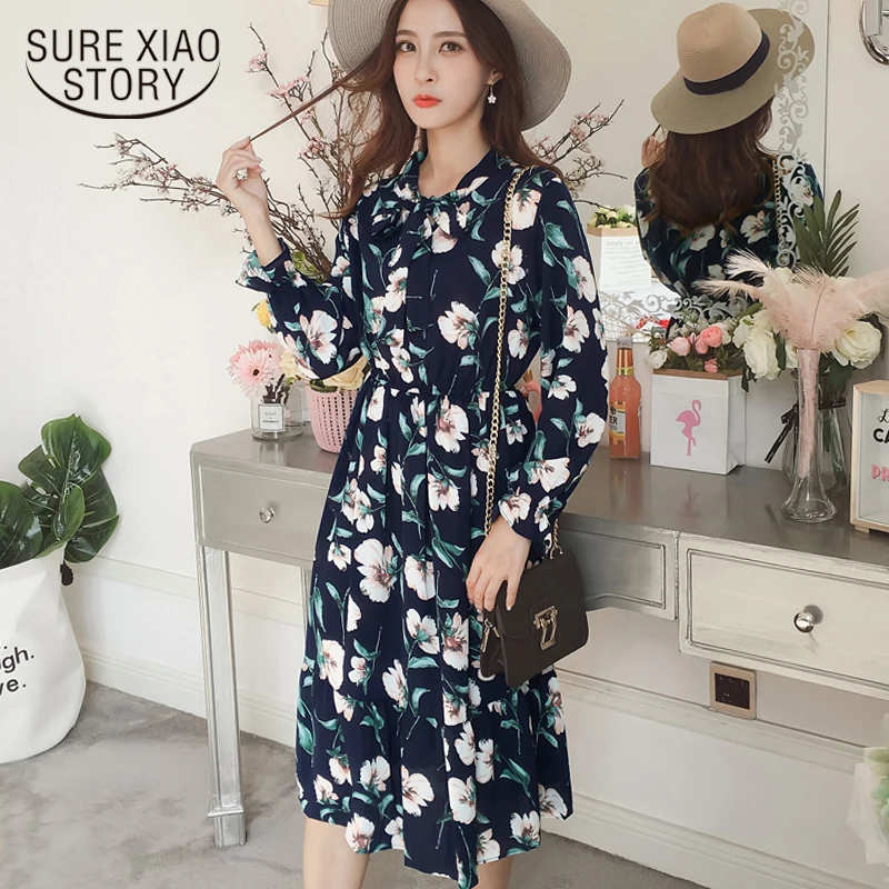 Fashion women dresses 2019 spring elegant print chiffon dress women clothing flare long sleeve knee-length women dress 2608 50
Fashion women dresses 2019 spring elegant print chiffon dress women clothing flare long sleeve knee-length women dress 2608 50