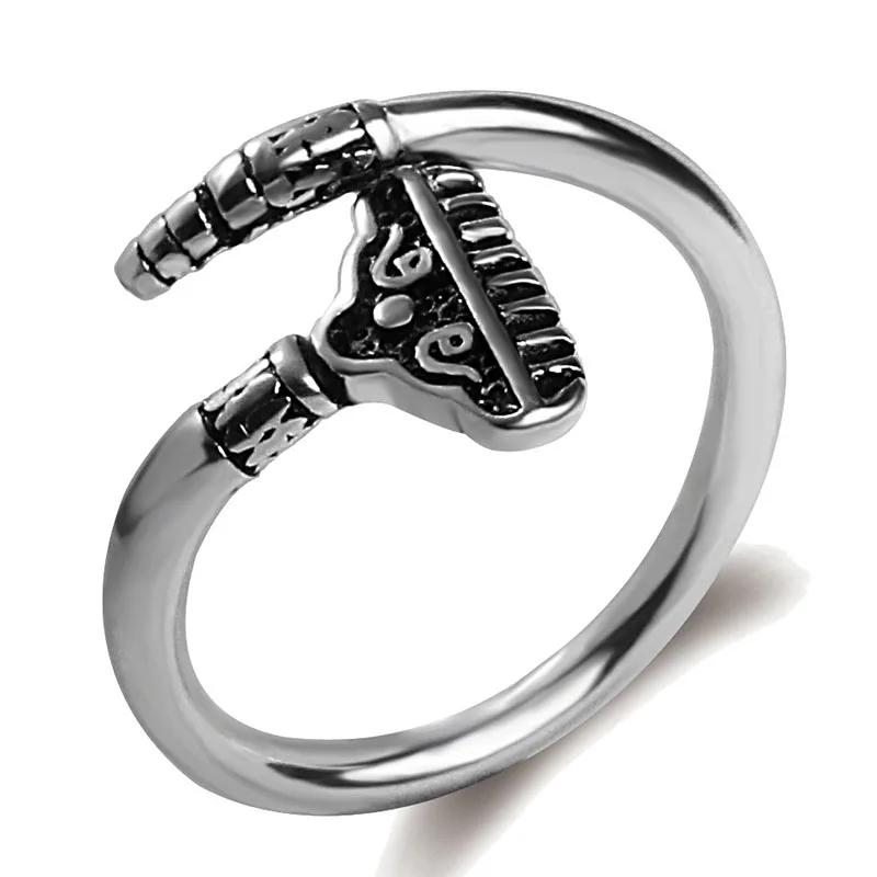 Retro Nine-toothed Nail Ring Thai Silver Wedding Rings for Men Tide Goods Adjustable Opening Rings Distressed Tail Ring 
Retro Nine-toothed Nail Ring Thai Silver Wedding Rings for Men Tide Goods Adjustable Opening Rings Distressed Tail Ring