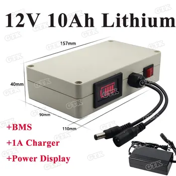 Portable 12v 11.1v 10Ah lithium ion battery pack for Outdoor speakers/mobile power supply/LED lamp Xenon ues/sprayer+2A Charger
Portable 12v 11.1v 10Ah lithium ion battery pack for Outdoor speakers/mobile power supply/LED lamp Xenon ues/sprayer+2A Charger