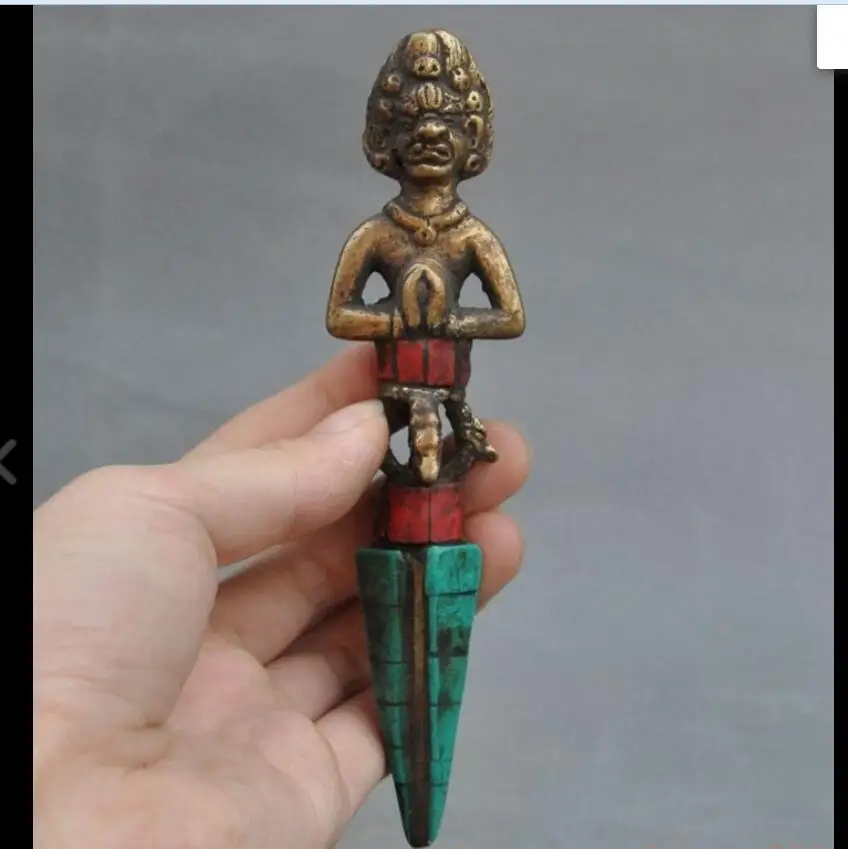 zhmui8800626626+<<+Tibet buddhism bronze turquoise Coral Mahakala buddha Dorje Vajra Phurpa Dagger
zhmui8800626626+<<+Tibet buddhism bronze turquoise Coral Mahakala buddha Dorje Vajra Phurpa Dagger