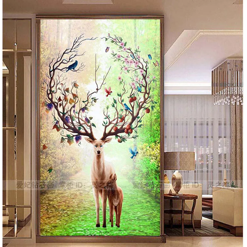 Full Square Drill,Diamond Embroidery,Spring Elk Mother and Child Animal,5D,Diamond Painting,Cross Stitch,3D,Diamond Mosaic,
Full Square Drill,Diamond Embroidery,Spring Elk Mother and Child Animal,5D,Diamond Painting,Cross Stitch,3D,Diamond Mosaic,