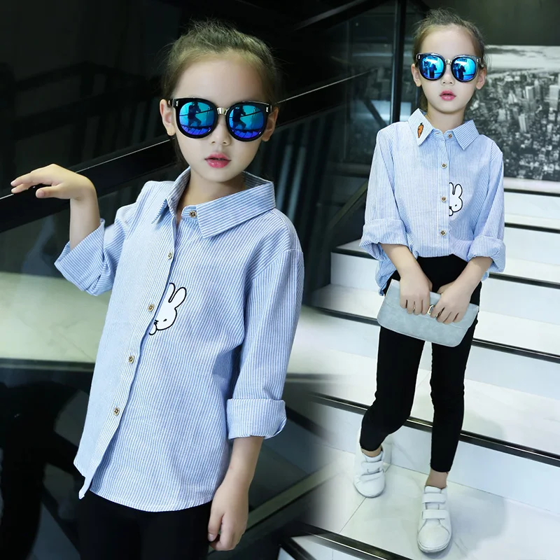 Kids Girls Cartoon Print Blouses Long Sleeve Blouses Shirts For Girls 2018 Spring Teenage Girls Tops Striped Shirt Clothes 10 12
Kids Girls Cartoon Print Blouses Long Sleeve Blouses Shirts For Girls 2018 Spring Teenage Girls Tops Striped Shirt Clothes 10 12