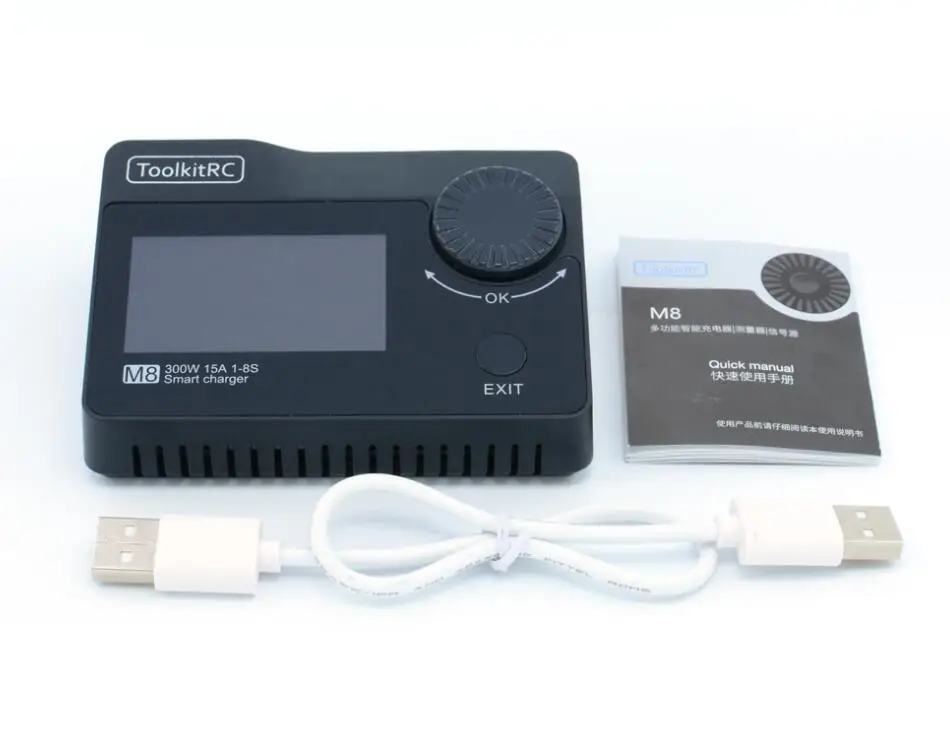 Toolkitrc M8S M8 Battery Multifunction Charger Discharger Color Screen 300w 15A 400W 18A for 1-8S Lipo LiHV Life Lion NiMh Pb
Toolkitrc M8S M8 Battery Multifunction Charger Discharger Color Screen 300w 15A 400W 18A for 1-8S Lipo LiHV Life Lion NiMh Pb