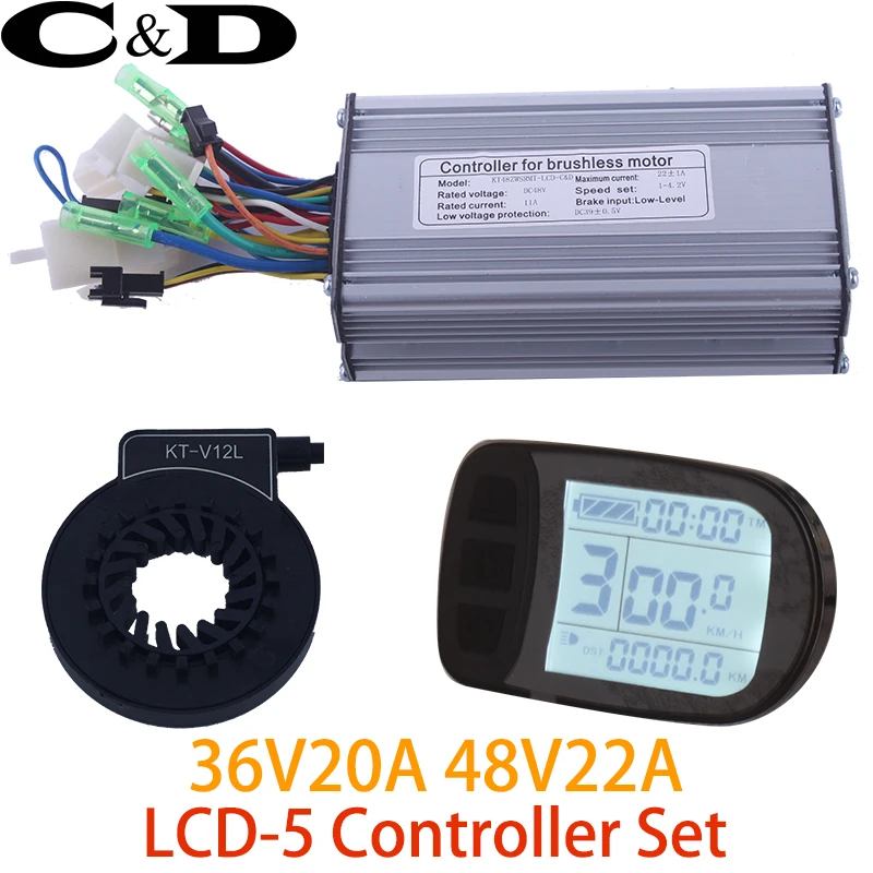 36V 48V 500W Controller LCD LCD5 display Meter PAS Set E-bike Conversion kit Dual Mode Hall Sensor and Hall Sensorless
36V 48V 500W Controller LCD LCD5 display Meter PAS Set E-bike Conversion kit Dual Mode Hall Sensor and Hall Sensorless