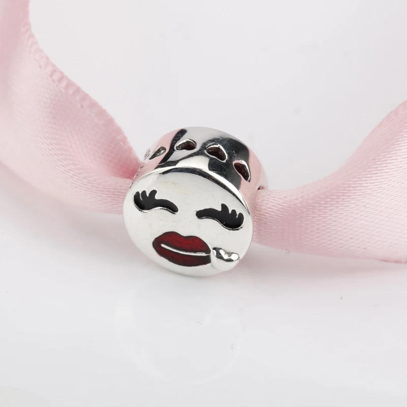 925 Sterling Silver Red Smile Kiss Love Cerise Glitter Enamel Charm Beads Fit European Original Bracelet Bangle Jewelry
925 Sterling Silver Red Smile Kiss Love Cerise Glitter Enamel Charm Beads Fit European Original Bracelet Bangle Jewelry