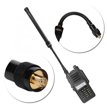 SMA-Female Dual Band VHF UHF 144/430Mhz Foldable Walkie Talkie Tactical Antenna For Walkie Talkie
SMA-Female Dual Band VHF UHF 144/430Mhz Foldable Walkie Talkie Tactical Antenna For Walkie Talkie