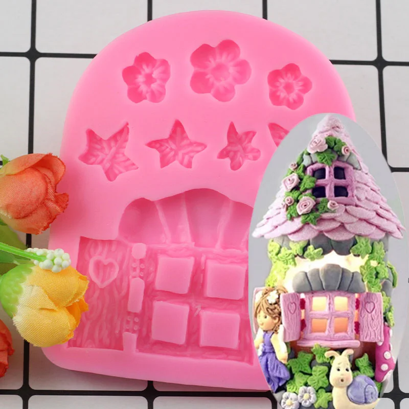 Vintage Fairy Garden Home Door Window Flower Silicone Chocolate Fondant Molds Craft Polymer Clay Cake Decorating Tools
Vintage Fairy Garden Home Door Window Flower Silicone Chocolate Fondant Molds Craft Polymer Clay Cake Decorating Tools