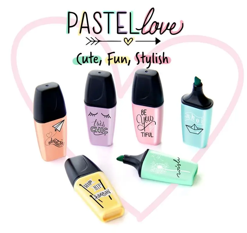 mini pastel highlighters stabilo