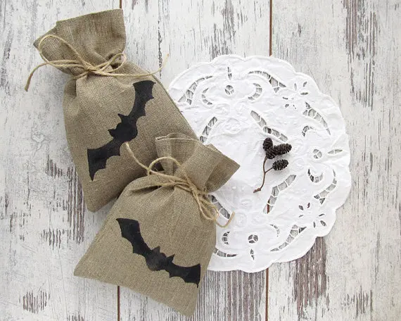Halloween treats Burlap rustic wedding Bachelorette Hangover bridal shower recovery Kit favor gift bags party Candy pouches
Halloween treats Burlap rustic wedding Bachelorette Hangover bridal shower recovery Kit favor gift bags party Candy pouches