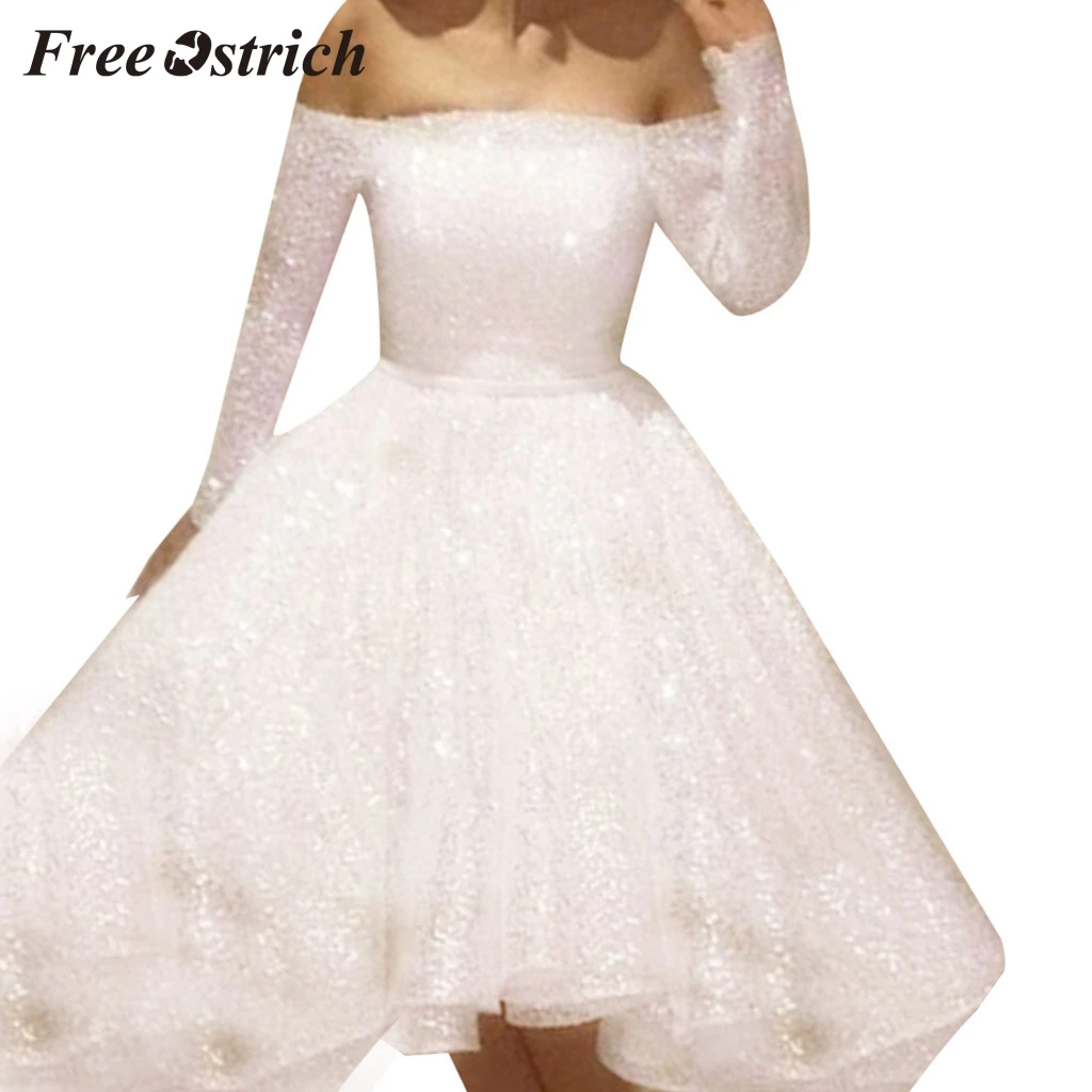 Free Ostrich 2019 Women Sexy Sequin Formal Evening Party Wedding Prom Gown Tutu Dress White Elegant Princess Dress
Free Ostrich 2019 Women Sexy Sequin Formal Evening Party Wedding Prom Gown Tutu Dress White Elegant Princess Dress