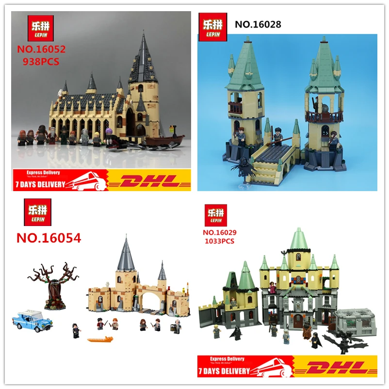 LEPIN 16028 Magic School 16029 Magic hogwort castle 16052 Hogwarts Great Hall 16054 Whomping Willow Building Block 5378 75954
LEPIN 16028 Magic School 16029 Magic hogwort castle 16052 Hogwarts Great Hall 16054 Whomping Willow Building Block 5378 75954