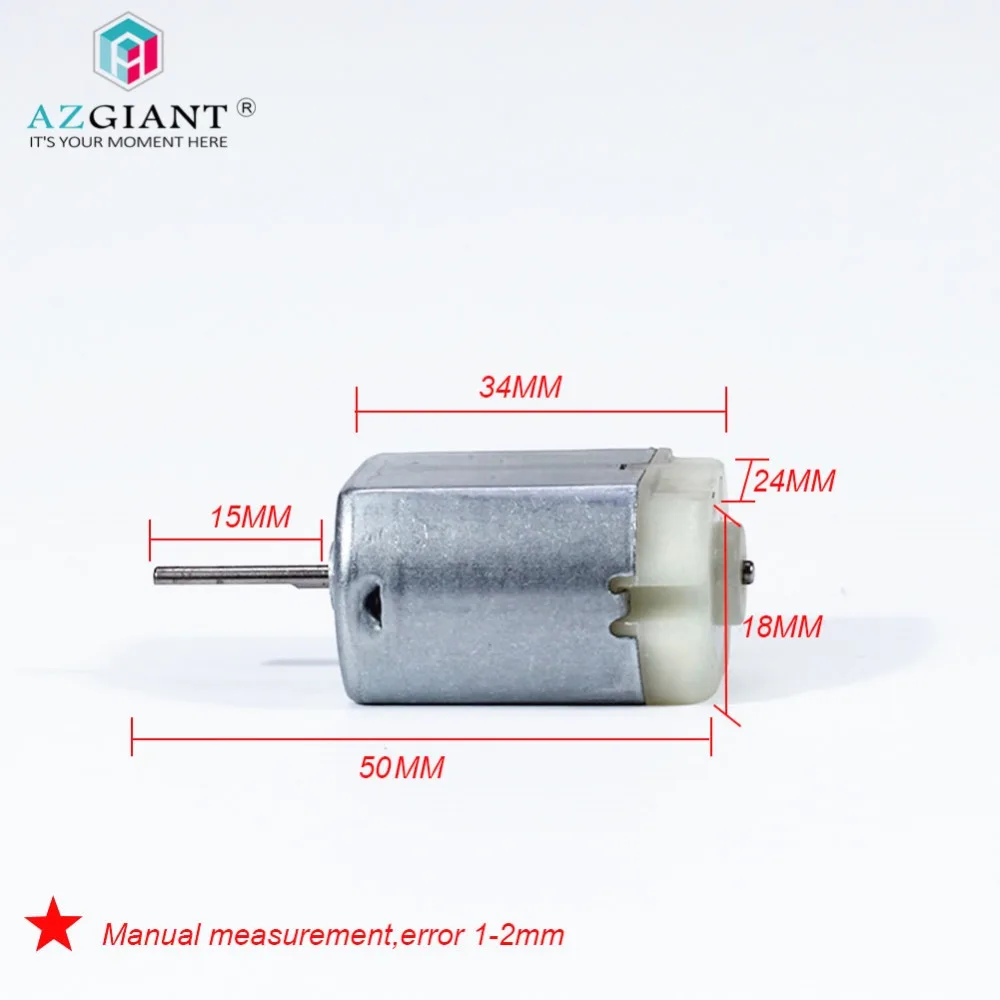 AZGIANT FC 280SC 12v 13500rpm carbon brush car door lock motor D shaft Rear view mirror folding motor, ELV ESL steer lock motor
AZGIANT FC 280SC 12v 13500rpm carbon brush car door lock motor D shaft Rear view mirror folding motor, ELV ESL steer lock motor