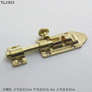 12CM Pin Door Latch bolt Thick locks Pure brass antique Retro wooden door Window assembly pins Copper latching
12CM Pin Door Latch bolt Thick locks Pure brass antique Retro wooden door Window assembly pins Copper latching