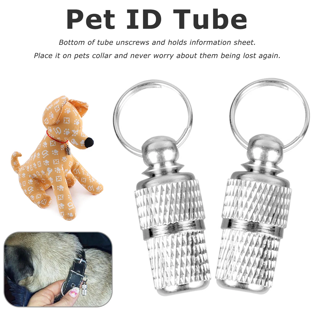 Dog baby Metal Anti Lost collar Pet Collar Accessories for Dog ID Tag Puppy Cat Name Address Phone Label Identity Hanging
Dog baby Metal Anti Lost collar Pet Collar Accessories for Dog ID Tag Puppy Cat Name Address Phone Label Identity Hanging