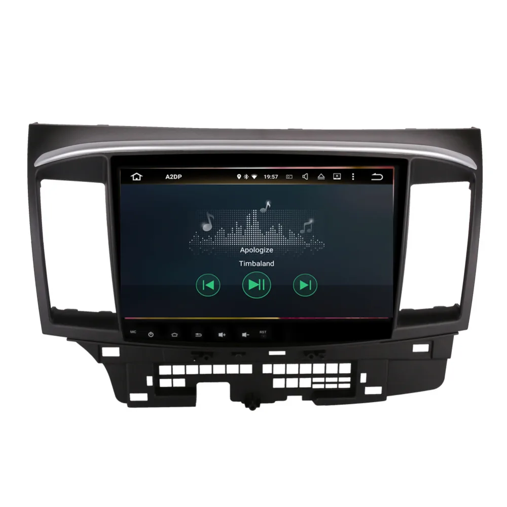 10 1 дюймов IPS HD Android 8 0 Восьмиядерный 4 Гб ОЗУ Автомобильный GPS-навигатор для Mitsubishi