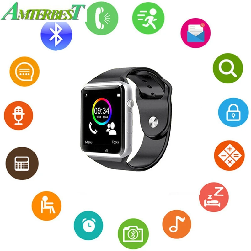 AMTERBEST A1 Wireless Bluetooth Smart Watch with Carema and SIM TF Card Slot Sleep Monitor for Women Men Kids Boys Girls
AMTERBEST A1 Wireless Bluetooth Smart Watch with Carema and SIM TF Card Slot Sleep Monitor for Women Men Kids Boys Girls