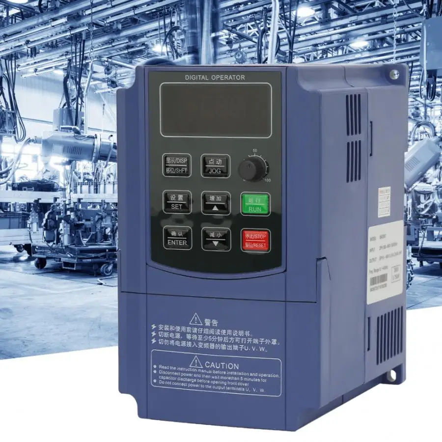 Three Phase Input Three Phase Output Frequency Converter VFD converter 380V 0.75KW New Arrival
Three Phase Input Three Phase Output Frequency Converter VFD converter 380V 0.75KW New Arrival