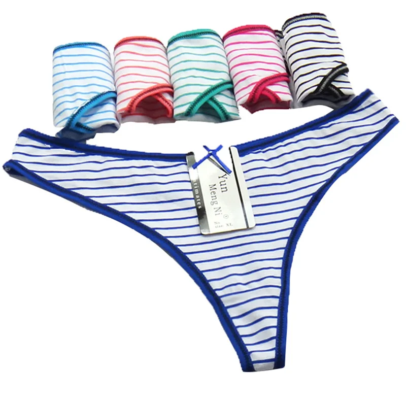 Womens Sexy G-strings Thongs Strings Women Striped Cotton Thongs Sexy Panties For Women Underwear Free shipping 3pcs/lot
Womens Sexy G-strings Thongs Strings Women Striped Cotton Thongs Sexy Panties For Women Underwear Free shipping 3pcs/lot