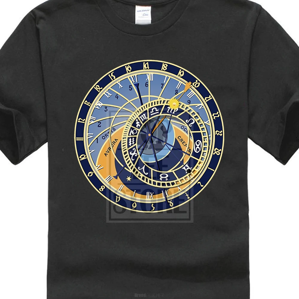 oversized t shirt Men'S Prague Astronomical Clock T Shirt Orloj Czech Zodiac Gift O Neck Short Sleeve Shirts
oversized t shirt Men'S Prague Astronomical Clock T Shirt Orloj Czech Zodiac Gift O Neck Short Sleeve Shirts