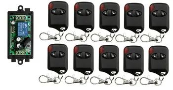 RF Wireless Remote Control Switch System electric garage door /window Control DC12V 1CH 10 cat eye transmitter &1 receiver
RF Wireless Remote Control Switch System electric garage door /window Control DC12V 1CH 10 cat eye transmitter &1 receiver