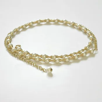 2020 Spring New Arrival Ladies'pearl Waist Chain Pearl String Sewing Sweet Waist Rope Ladies' Fine Waist Chain Fashion
2020 Spring New Arrival Ladies'pearl Waist Chain Pearl String Sewing Sweet Waist Rope Ladies' Fine Waist Chain Fashion