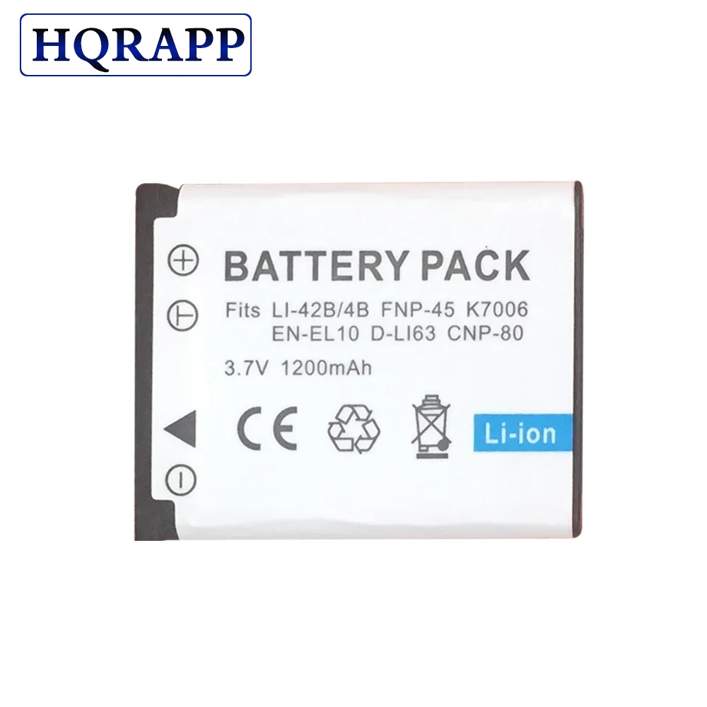 1PCS 3.7V 1200mAh LI-40B LI 40B LI-42B EN-EL10 Digital Replacement Camera Battery For Olympus For Nikon For FUJIFILM Camera
1PCS 3.7V 1200mAh LI-40B LI 40B LI-42B EN-EL10 Digital Replacement Camera Battery For Olympus For Nikon For FUJIFILM Camera
