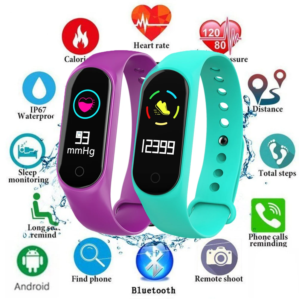 Fitness Bracelet M3S Wristband IP67 Waterproof Smart Bracelet Heart Rate Monitor Sport Activity Tracker Watch for Android IOS
Fitness Bracelet M3S Wristband IP67 Waterproof Smart Bracelet Heart Rate Monitor Sport Activity Tracker Watch for Android IOS