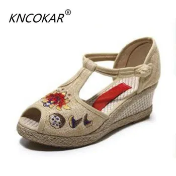 Cotton-made 2016 beijing shoes open toe shoe embroidered shoes high-heeled sandals national women's trend wedges shoes
Cotton-made 2016 beijing shoes open toe shoe embroidered shoes high-heeled sandals national women's trend wedges shoes