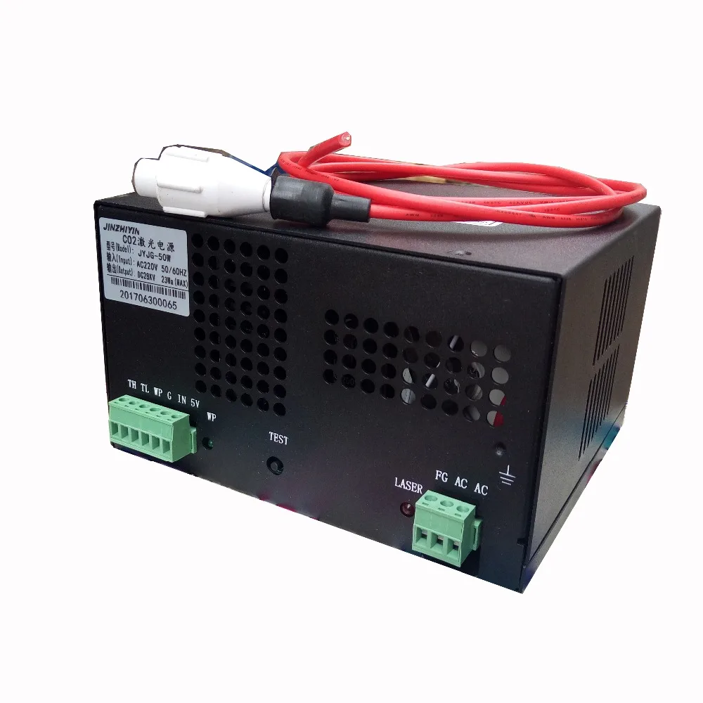 50W CO2 Laser Power Supply 110V / 220V High Voltage For Engraving Cutting Machine 2030,3040.4060 engraver cutter machine
50W CO2 Laser Power Supply 110V / 220V High Voltage For Engraving Cutting Machine 2030,3040.4060 engraver cutter machine