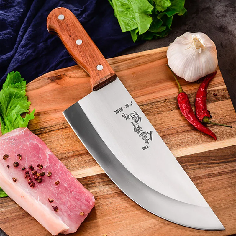 High Quality Stainless Steel Slaughter House Butcher Knife Supermarket Kill Pork Sheep Knives Chef Cutter Barbecue Split Knife
High Quality Stainless Steel Slaughter House Butcher Knife Supermarket Kill Pork Sheep Knives Chef Cutter Barbecue Split Knife