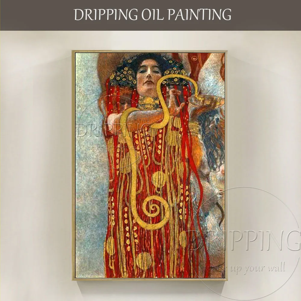 Reproduction Destroyed Gustav Klimt Oil Painting Hygeia Medicine Woman Oil Painting Hand-painted Portrait Hygeia Oil Painting
Reproduction Destroyed Gustav Klimt Oil Painting Hygeia Medicine Woman Oil Painting Hand-painted Portrait Hygeia Oil Painting