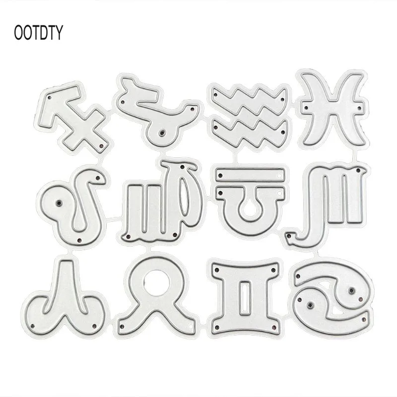Carbon Steel Constellation Sign Cutting Die Embossing Stencil Template Mold DIY Paper Art Handcraft Scrapbook Bookmark Card
Carbon Steel Constellation Sign Cutting Die Embossing Stencil Template Mold DIY Paper Art Handcraft Scrapbook Bookmark Card