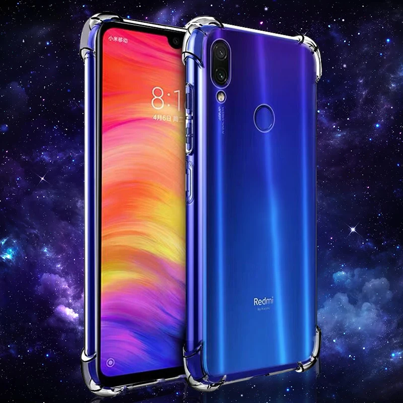 Противоударный чехол для телефона Xiaomi Redmi Note 6 7 8 Pro 6A мягкий из ТПУ Mi 9 9T Max 3 Play Pocophone