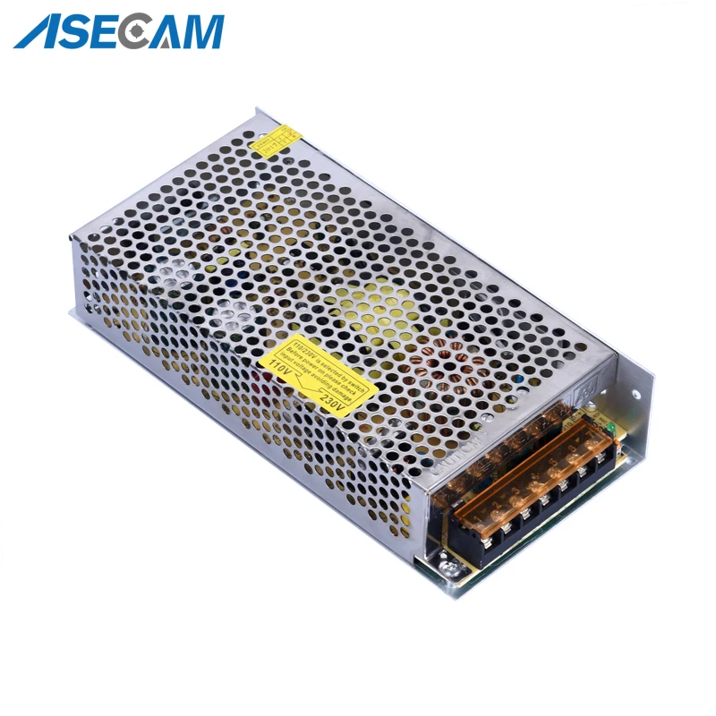 12V 10A Universal Regulated Switching LED Power Supply transformer for Security Camera CCTV Led Radio LED Strip Lighting
12V 10A Universal Regulated Switching LED Power Supply transformer for Security Camera CCTV Led Radio LED Strip Lighting
