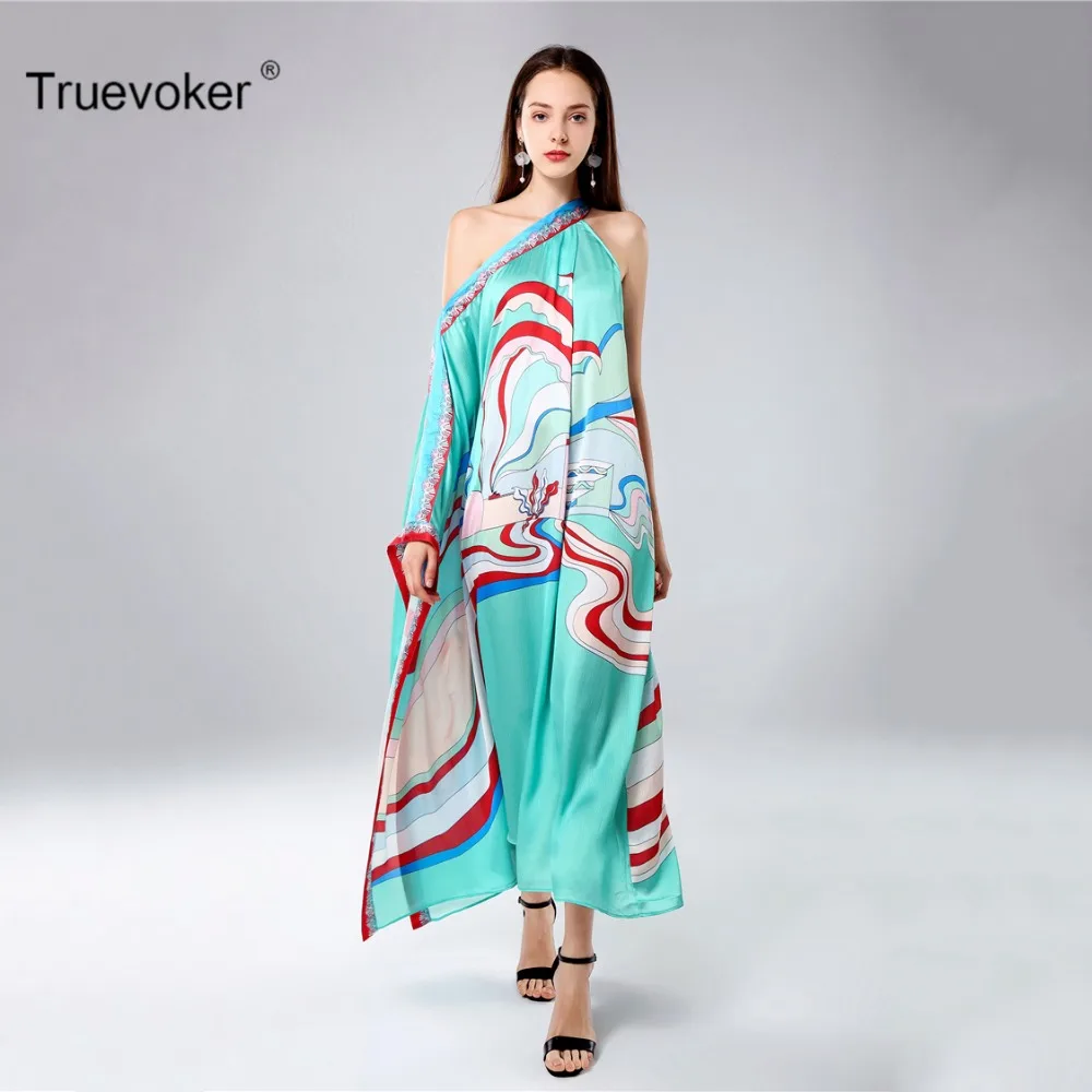 Truevoker Summer Designer Party Dress Women's Sexy One -Shoulder Colorful Printed Irregular Resort Holiday Maxi Dress
Truevoker Summer Designer Party Dress Women's Sexy One -Shoulder Colorful Printed Irregular Resort Holiday Maxi Dress