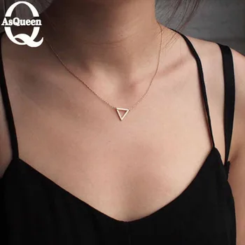 Delicate Simple Chain Necklaces Hollowed Triangle Necklace Little Mini Gold Color/Silver Color Triangle Necklace For Women
Delicate Simple Chain Necklaces Hollowed Triangle Necklace Little Mini Gold Color/Silver Color Triangle Necklace For Women