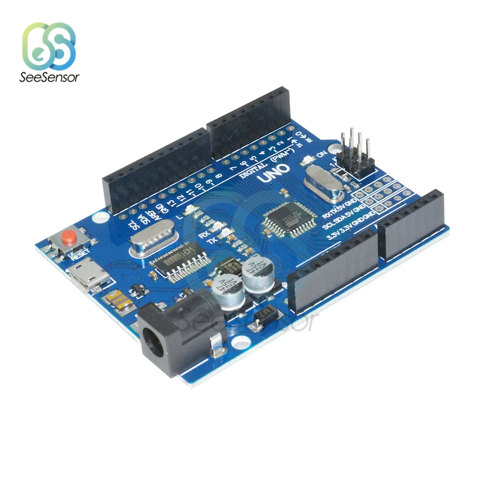 UNO R3 CH340G CH340 Development Board ATMEGA328P-16AU ATMEGA328 Expansion Board Compatible Micro USB Interface DIY Electronic
UNO R3 CH340G CH340 Development Board ATMEGA328P-16AU ATMEGA328 Expansion Board Compatible Micro USB Interface DIY Electronic