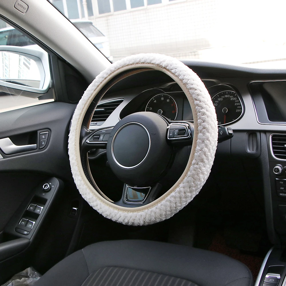 New Car Steering Wheel Protection Cover Universal Breathe Soft Warm Plush Covers Pearl Velvet Odorless Decoration Car-Styling
New Car Steering Wheel Protection Cover Universal Breathe Soft Warm Plush Covers Pearl Velvet Odorless Decoration Car-Styling