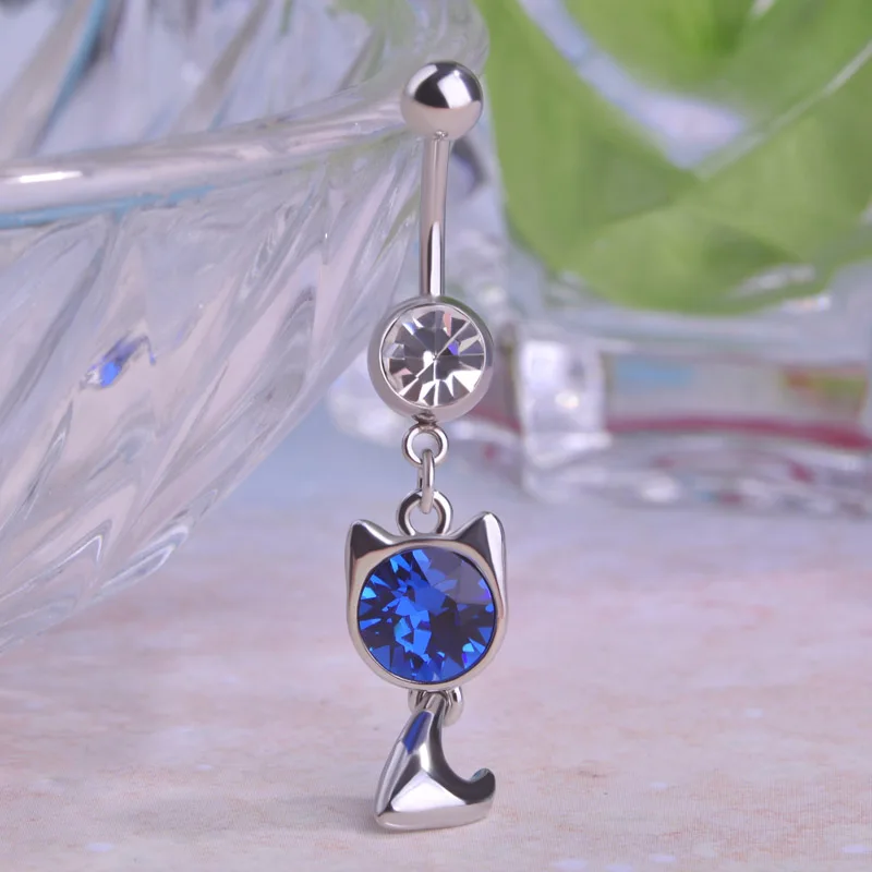 Cute Cat Navel Bell Ring Animal Nombril Ombligo Crystal Long Navel Rings For Women Beach Navel Piercing Body Jewelry Accessories
Cute Cat Navel Bell Ring Animal Nombril Ombligo Crystal Long Navel Rings For Women Beach Navel Piercing Body Jewelry Accessories