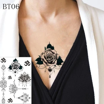 BT06 1 PIECE Under Breast Sternum Temporary Tattoo with Lotus,Um, Yoga Pattern Body Art
BT06 1 PIECE Under Breast Sternum Temporary Tattoo with Lotus,Um, Yoga Pattern Body Art