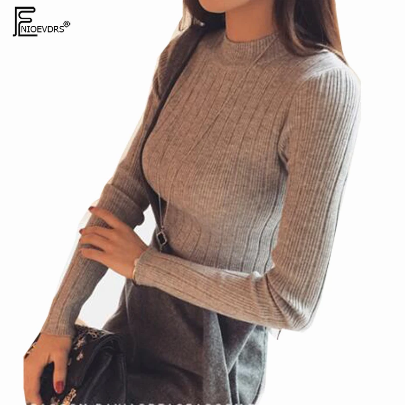 Winter Basic Pullovers Sweaters Women Korean Preppy Style Slim Bodysuit Top White Black Gray Knit Half Turtleneck Sweater 1108
Winter Basic Pullovers Sweaters Women Korean Preppy Style Slim Bodysuit Top White Black Gray Knit Half Turtleneck Sweater 1108