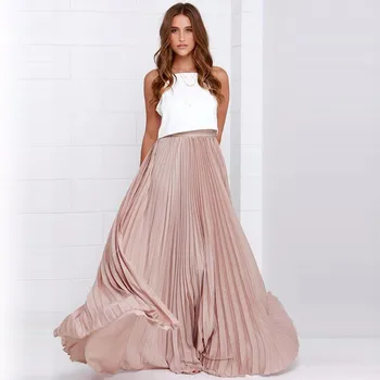 Floor Length Pleated Blush Pink Women Skirts Fashion Long Maxi Skirts Custom Made Matte Skirts
Floor Length Pleated Blush Pink Women Skirts Fashion Long Maxi Skirts Custom Made Matte Skirts