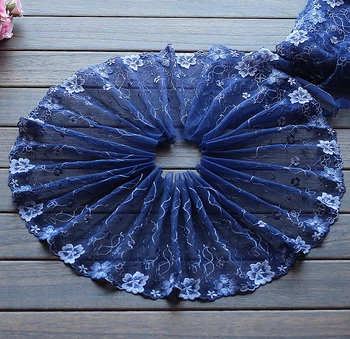 2yards/lot 19cm wide Embroidered Tulle Lace trim mesh lace trim ~Blue ~beautiful
2yards/lot 19cm wide Embroidered Tulle Lace trim mesh lace trim ~Blue ~beautiful